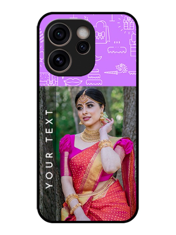 Custom Oppo Reno 15C 5G Custom Glass Phone Case - Birthday Icons Design