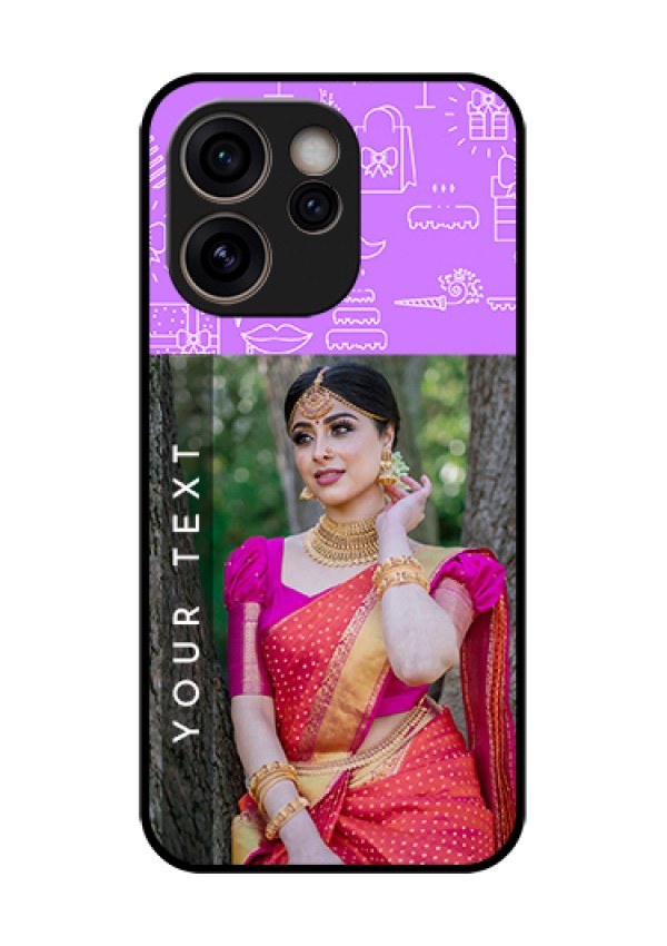 Oppo Reno 15C 5G Custom Glass Phone Case - Birthday Icons Design
