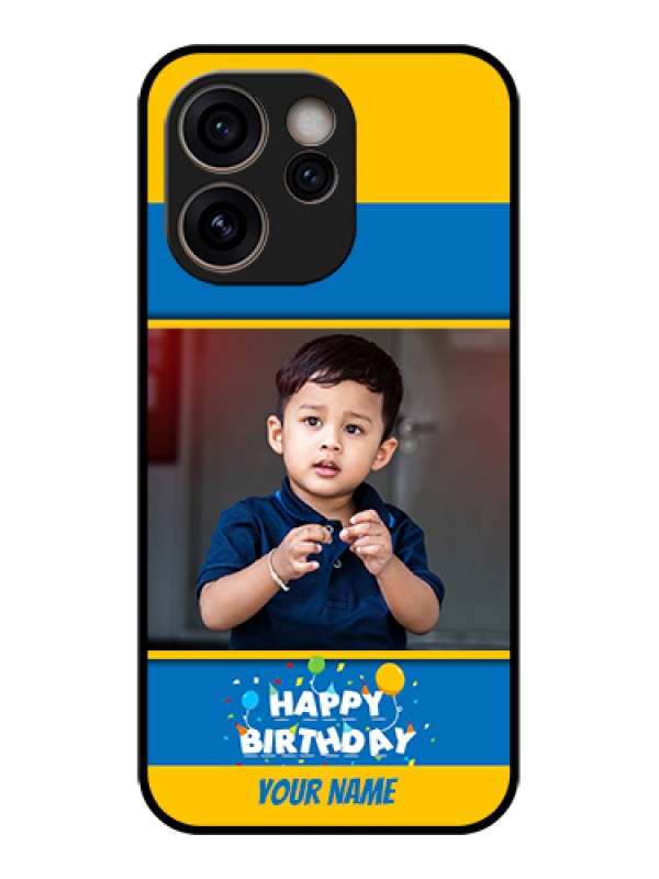 Custom Oppo Reno 15C 5G Custom Glass Phone Case - Birthday Wishes Design