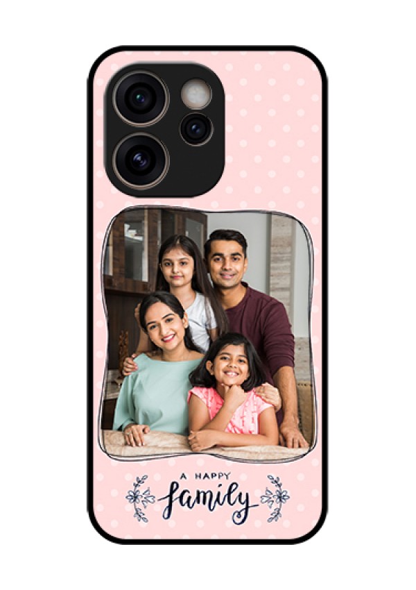 Oppo Reno 15C 5G Custom Glass Phone Case - Family With Dots Design