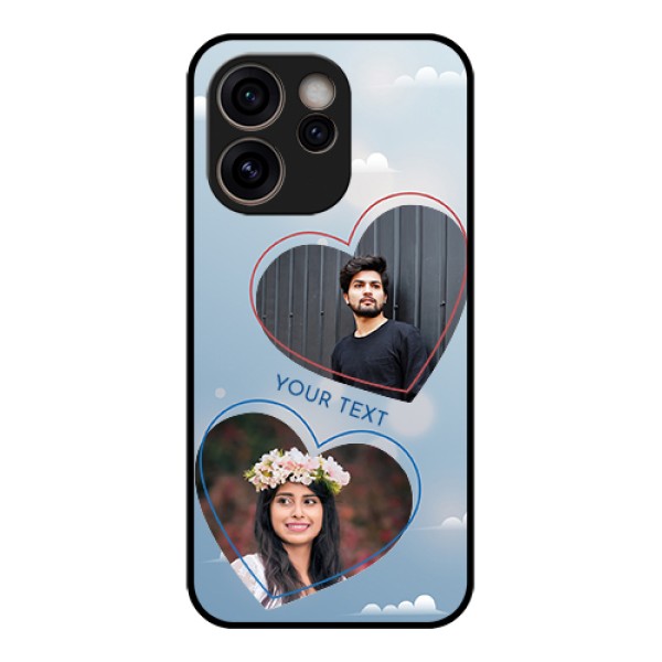 Oppo Reno 15C 5G Custom Glass Phone Case - Blue Color Couple Design