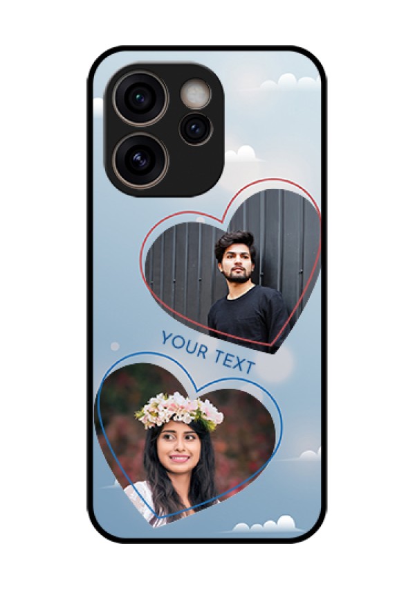 Oppo Reno 15C 5G Custom Glass Phone Case - Blue Color Couple Design