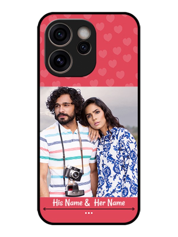 Custom Oppo Reno 15C 5G Custom Glass Phone Case - Simple Love Design