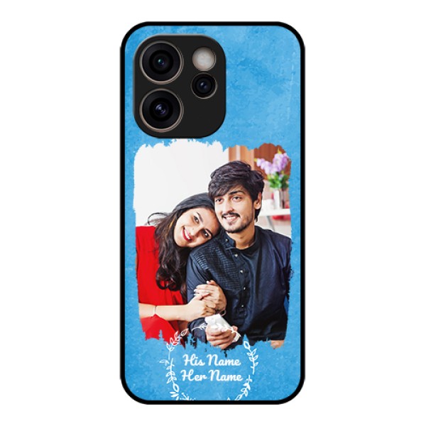 Oppo Reno 15C 5G Custom Glass Phone Case - Blue Color Vintage Design Oppo Reno 15C 5G Custom Glass Phone Case - Blue Color Vintage Design