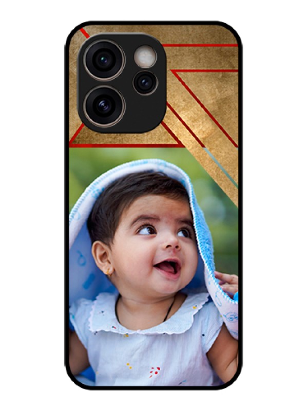 Custom Oppo Reno 15C 5G Custom Glass Phone Case - Gradient Abstract Texture Design