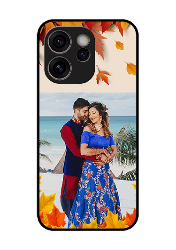Oppo Reno 15C 5G Custom Glass Phone Case - Autumn Maple Leaves Design