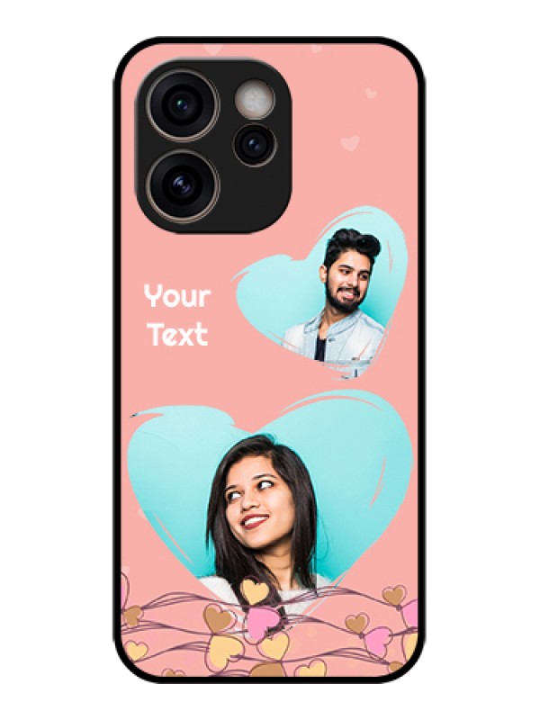 Custom Oppo Reno 15C 5G Custom Glass Phone Case - Love Doodle Design