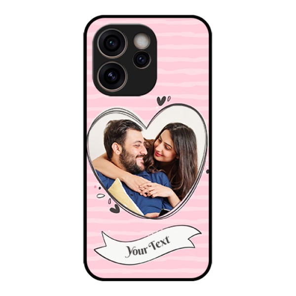 Oppo Reno 15C 5G Custom Glass Phone Case - Vintage Heart Design