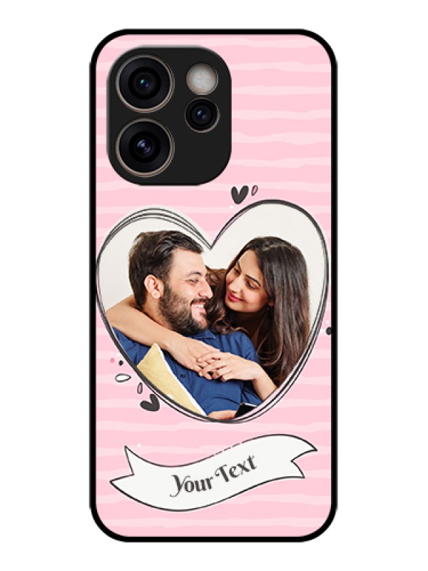 Custom Oppo Reno 15C 5G Custom Glass Phone Case - Vintage Heart Design