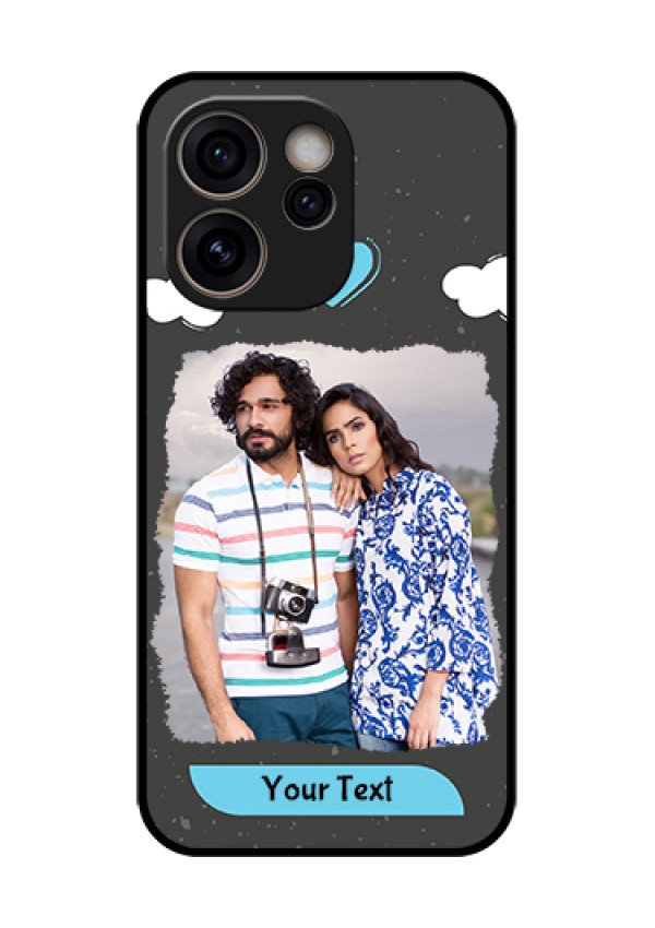 Oppo Reno 15C 5G Custom Glass Phone Case - Splashes With Love Doodles Design