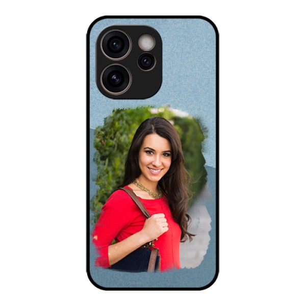 Oppo Reno 15C 5G Custom Glass Phone Case - Grunge Line Art Design