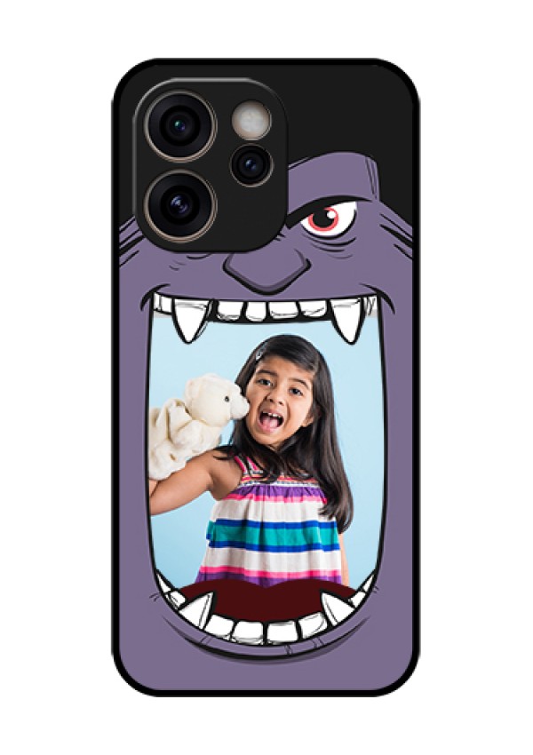 Oppo Reno 15C 5G Custom Glass Phone Case - Angry Monster Design