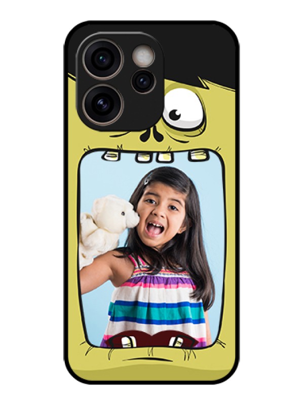 Custom Oppo Reno 15C 5G Custom Glass Phone Case - Cartoon Monster Back Case Design