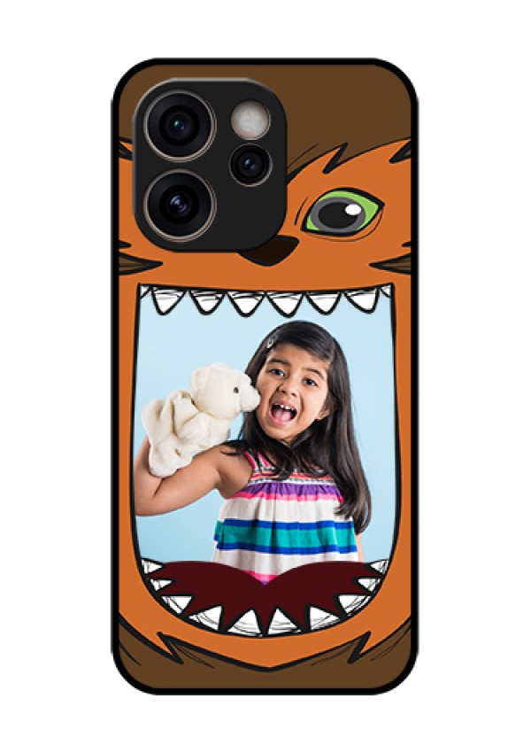 Oppo Reno 15C 5G Custom Glass Phone Case - Owl Monster Back Case Design