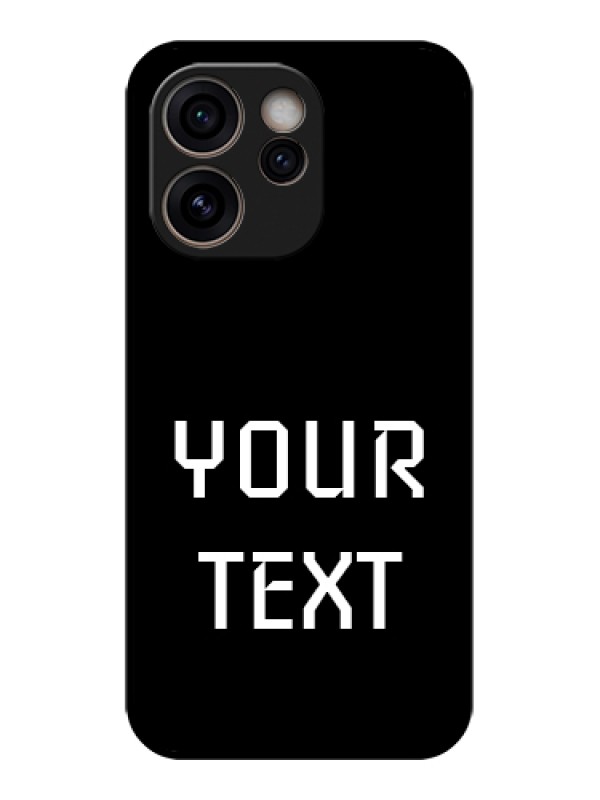 Custom Oppo Reno 15C 5G Custom Glass Phone Case - Your Name Design