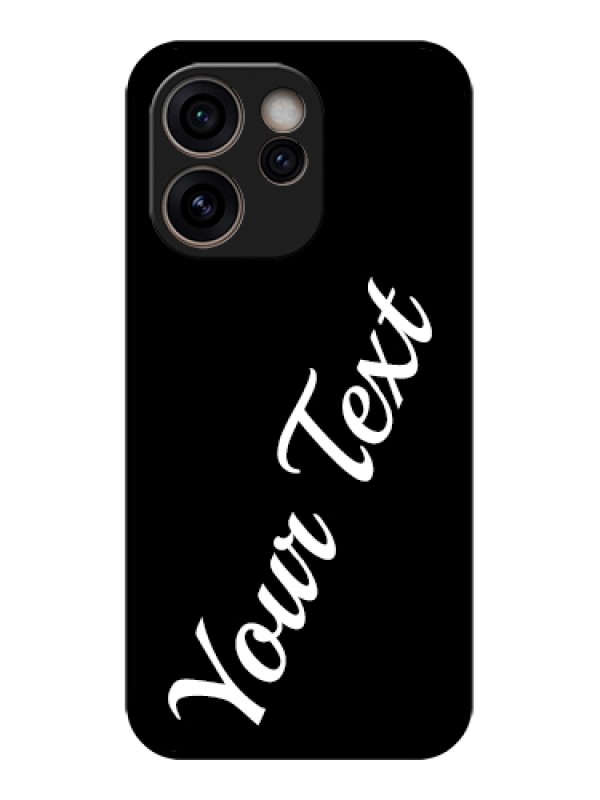 Custom Oppo Reno 15C 5G Custom Glass Phone Case - With Your Name Design