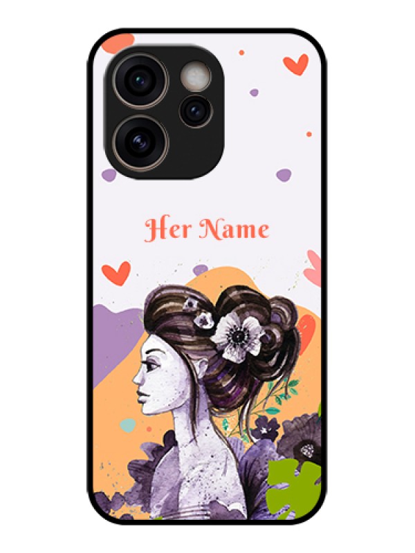Custom Oppo Reno 15C 5G Custom Glass Phone Case - Woman And Nature Design