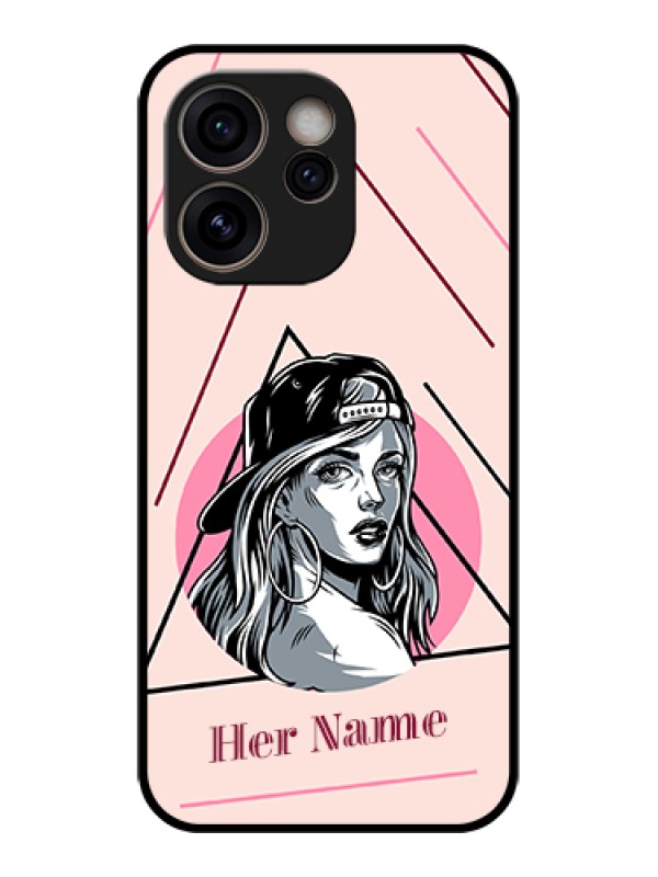 Custom Oppo Reno 15C 5G Custom Glass Phone Case - Rockstar Girl Design