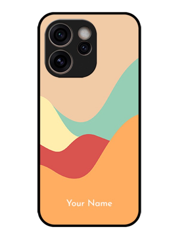 Custom Oppo Reno 15C 5G Custom Glass Phone Case - Ocean Waves Multi - Colour Design