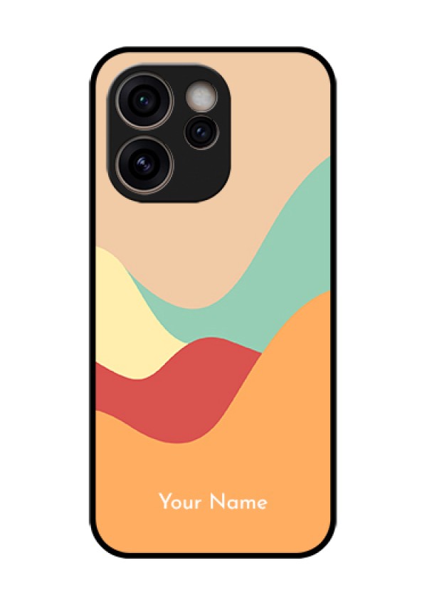 Oppo Reno 15C 5G Custom Glass Phone Case - Ocean Waves Multi - Colour Design