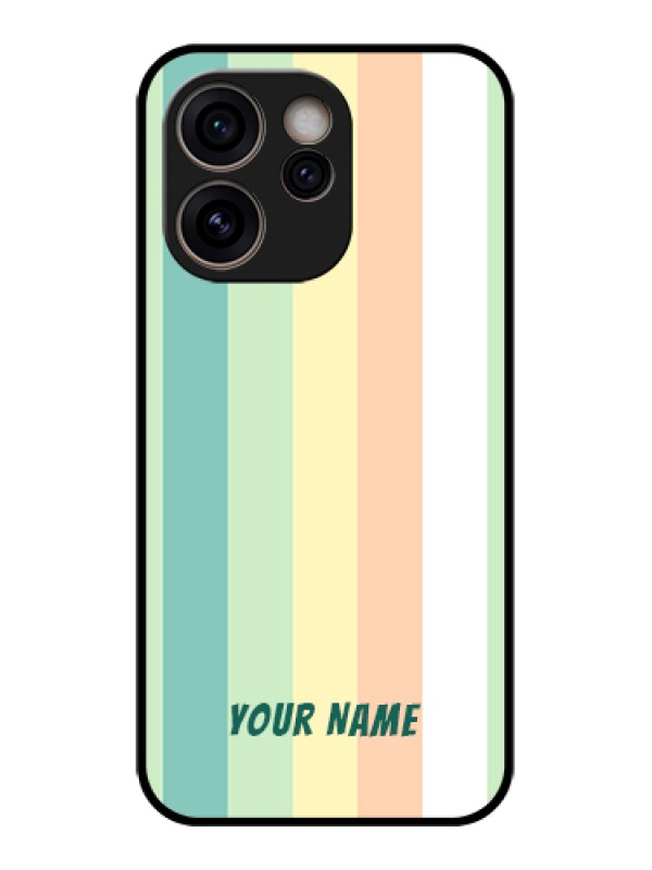 Custom Oppo Reno 15C 5G Custom Glass Phone Case - Multi - Colour Stripes Design