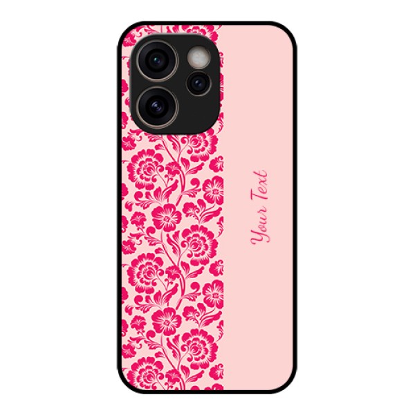 Oppo Reno 15C 5G Custom Glass Phone Case - Attractive Floral Pattern Design