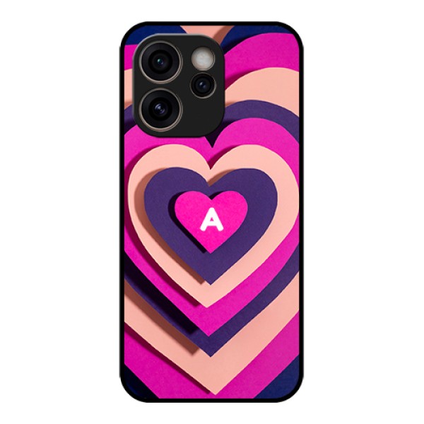 Oppo Reno 15C 5G Custom Glass Phone Case - Cute Heart Pattern Design Oppo Reno 15C 5G Custom Glass Phone Case - Cute Heart Pattern Design