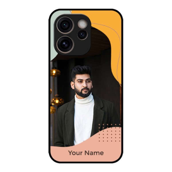 Oppo Reno 15C 5G Custom Glass Phone Case - Tri - Coloured Overlay Design Oppo Reno 15C 5G Custom Glass Phone Case - Tri - Coloured Overlay Design