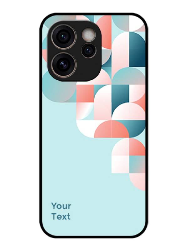 Custom Oppo Reno 15C 5G Custom Glass Phone Case - Stylish Semi - Circle Pattern Design