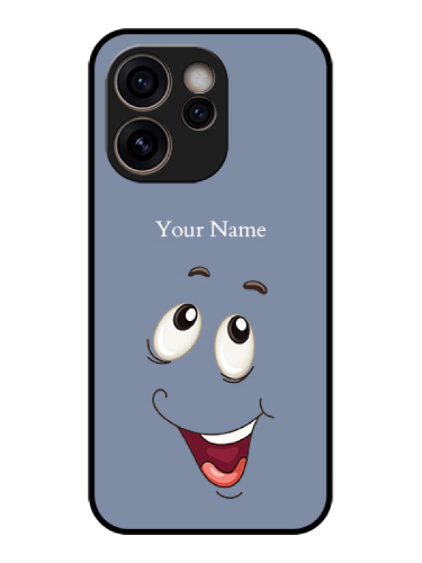Custom Oppo Reno 15C 5G Custom Glass Phone Case - Laughing Cartoon Face Design