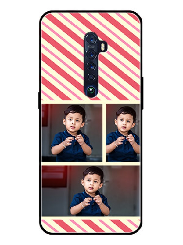 Custom Reno 2 Personalized Glass Phone Case  - Picture Upload Mobile Case Design