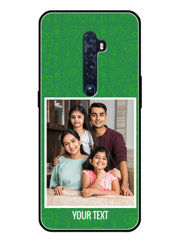 Custom Reno 2 Personalized Glass Phone Case  - Picture Upload Design