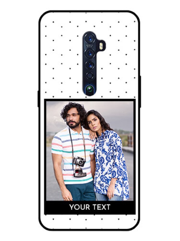 Custom Reno 2 Photo Printing on Glass Case  - Premium Design