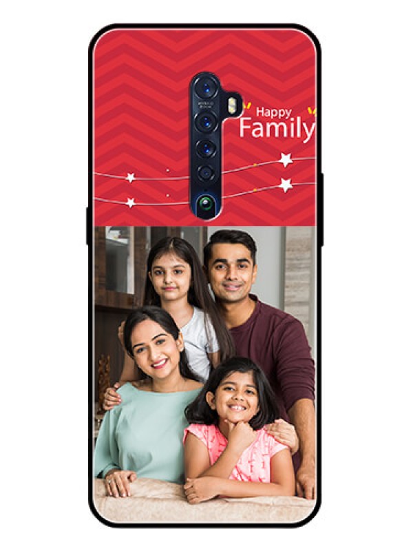 Custom Reno 2 Personalized Glass Phone Case  - Happy Family Design