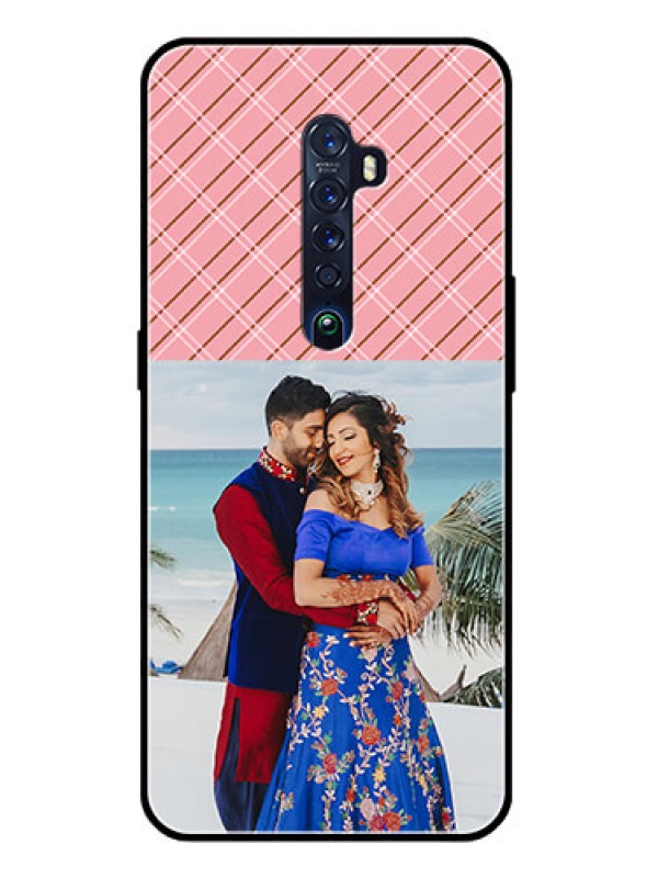 Custom Reno 2 Personalized Glass Phone Case  - Together Forever Design