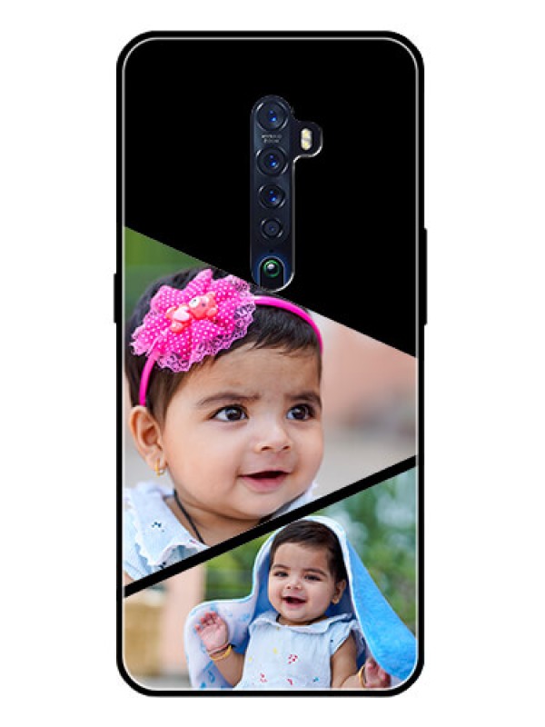 Custom Reno 2 Custom Glass Phone Case  - Semi Cut Design