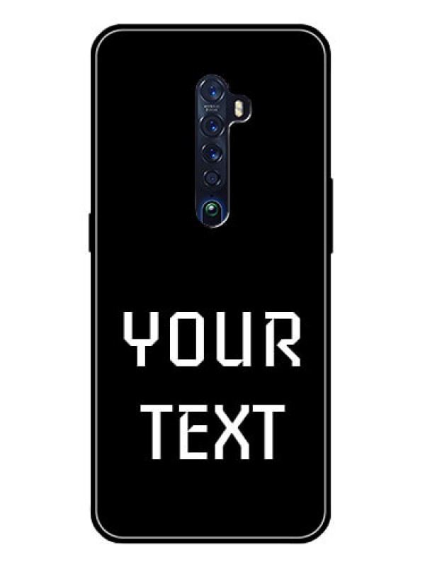 Custom Reno 2 Your Name on Glass Phone Case