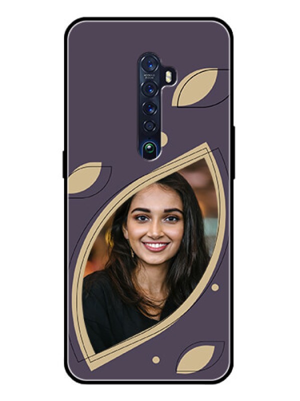 Custom Oppo Reno 2 Custom Glass Mobile Case - Falling Leaf Design