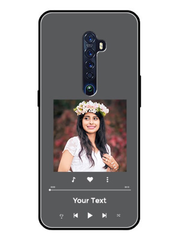 Custom Oppo Reno 2 Custom Glass Mobile Case - Play The Music Design