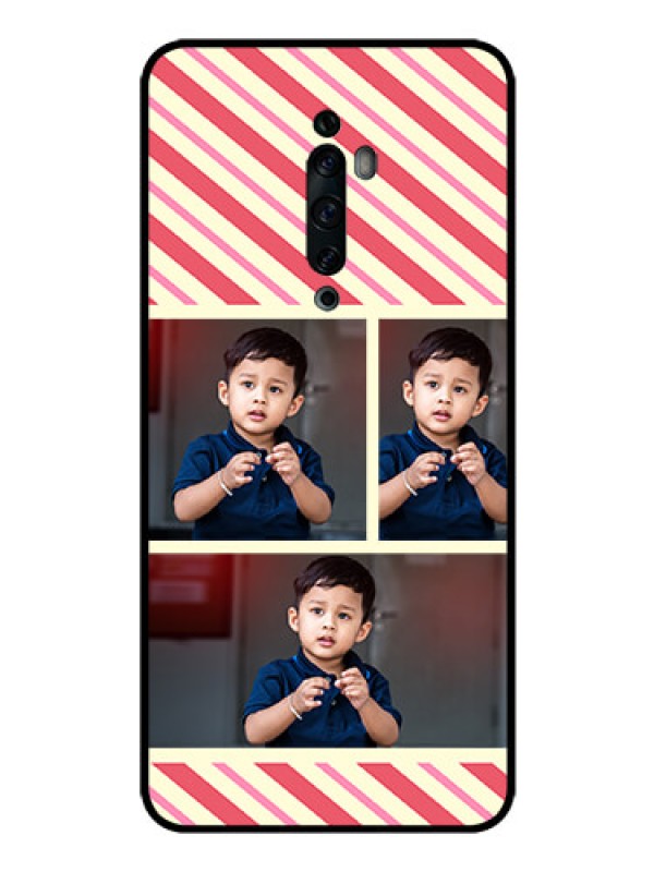 Custom Oppo Reno 2F Personalized Glass Phone Case  - Picture Upload Mobile Case Design