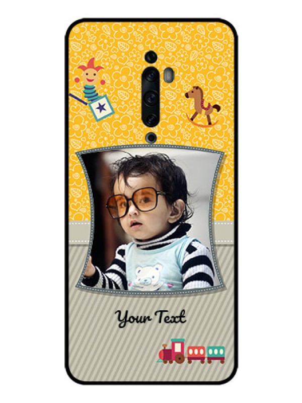 Custom Oppo Reno 2F Personalized Glass Phone Case  - Baby Picture Upload Design