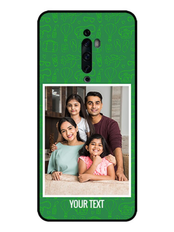 Custom Oppo Reno 2F Personalized Glass Phone Case  - Picture Upload Design