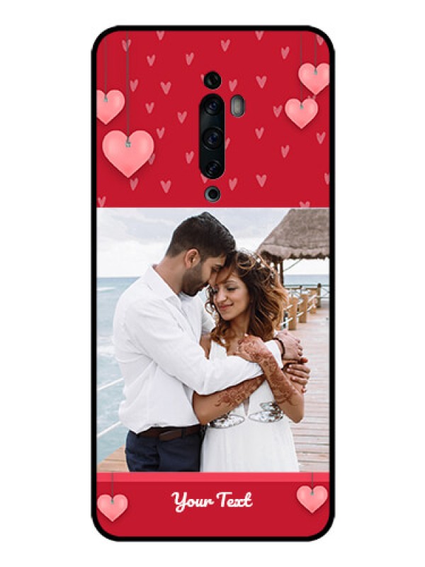 Custom Oppo Reno 2F Custom Glass Phone Case  - Valentines Day Design