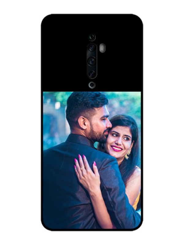 Custom Oppo Reno 2F Custom Glass Phone Case - Upload Full Picture With Custom Color Design