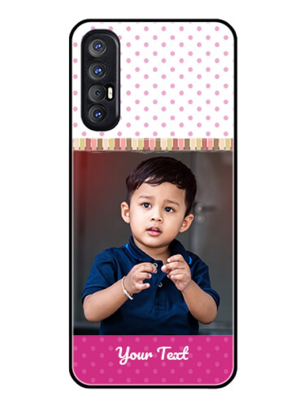 Custom Reno 3 Pro Photo Printing on Glass Case  - Cute Girls Cover Design