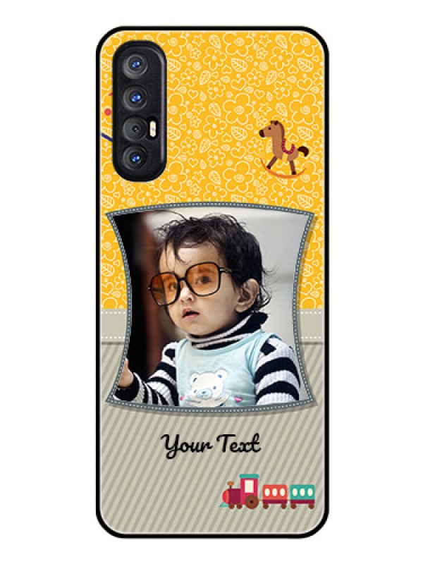Custom Reno 3 Pro Personalized Glass Phone Case  - Baby Picture Upload Design