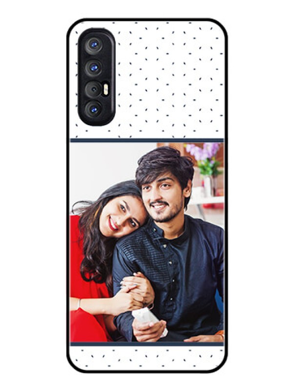 Custom Reno 3 Pro Personalized Glass Phone Case  - Premium Dot Design