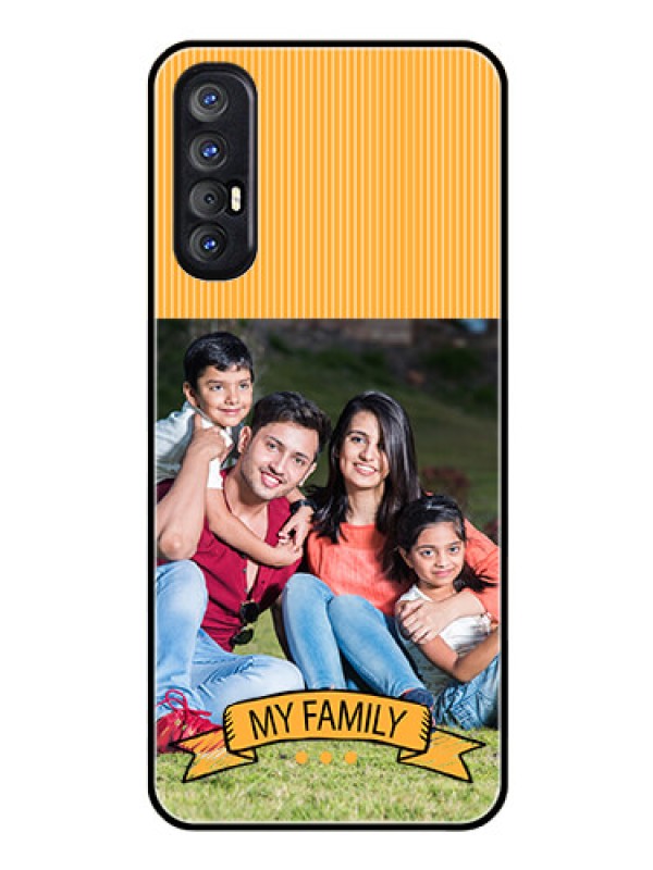 Custom Reno 3 Pro Custom Glass Phone Case  - My Family Design