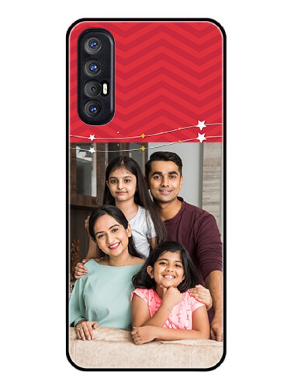 Custom Reno 3 Pro Personalized Glass Phone Case  - Happy Family Design