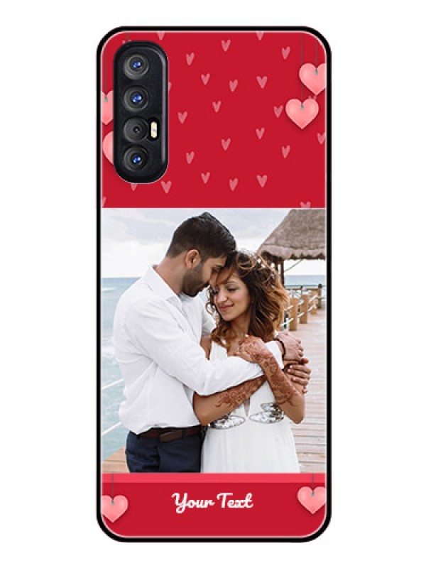 Custom Reno 3 Pro Custom Glass Phone Case  - Valentines Day Design